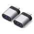 Адаптер Elago Mini Aluminum USB-C to USB-A Adapter Silver (2 Set) (EADP-ALUSBC-SL-2P)