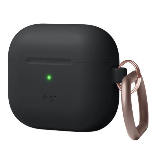 Силиконовый чехол Elago Hang Silicone Case Black для AirPods 3 (EAP3HG-HANG-BK)
