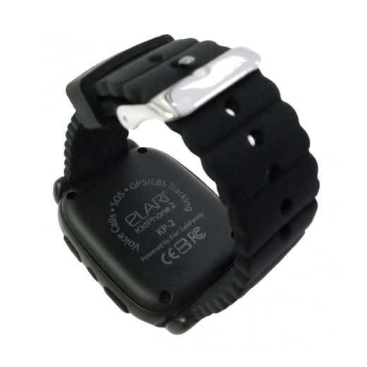 Детские смарт-часы Elari KidPhone 2 Black с GPS-трекером (KP-2B)