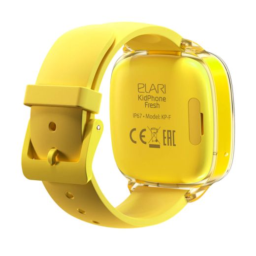 Дитячий смарт-годинник Elari KidPhone Fresh Yellow з GPS-трекером (KP-F/Yellow)
