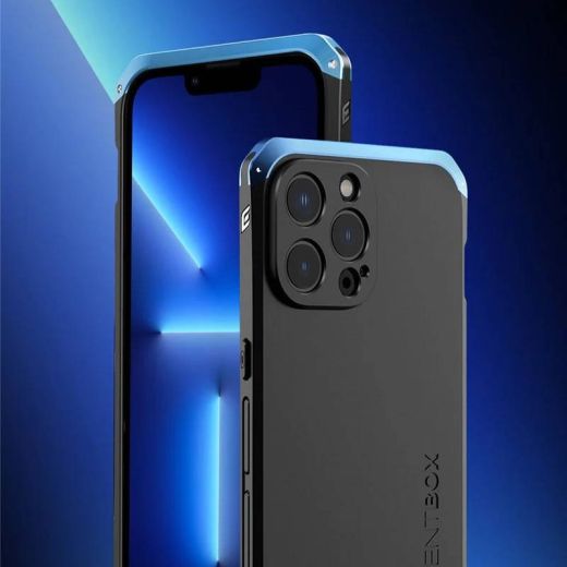 Протиударний чохол Exoticase ElementBox Metal Armor Full Black для iPhone 15 Pro Max
