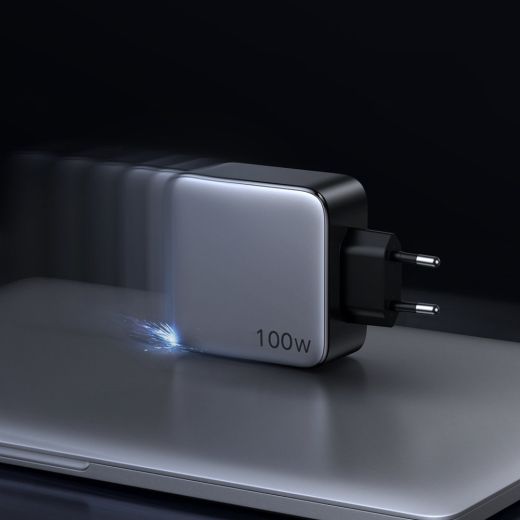 Сетевое зарядное устройство Ugreen Charger 2xUSB Type C 100W Power Gray