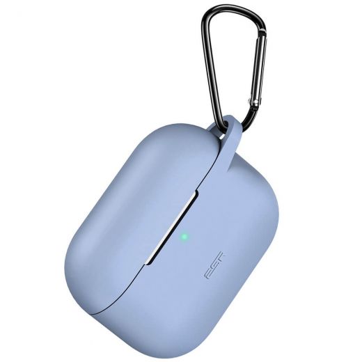Силіконовий чохол із карабіном ESR Bounce Series Lavender для AirPods Pro
