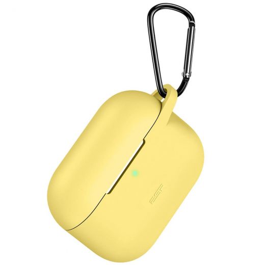 Силиконовый чехол с карабином ESR Bounce Series Yellow для AirPods Pro