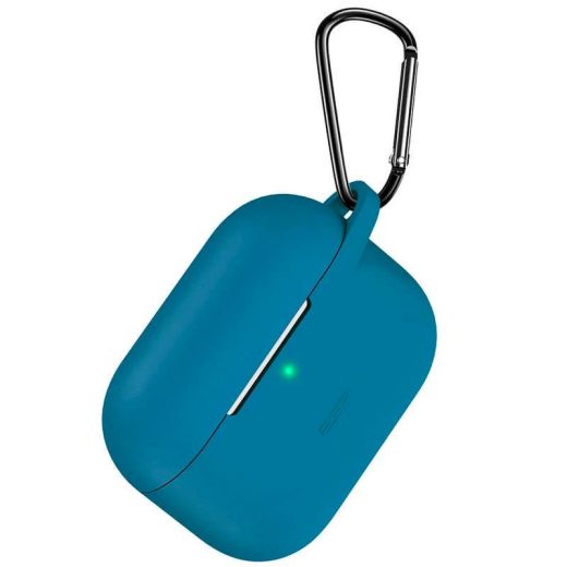 Захисний чохол ESR Case with Keychain Silicone Cover Blue для AirPods Pro 2022