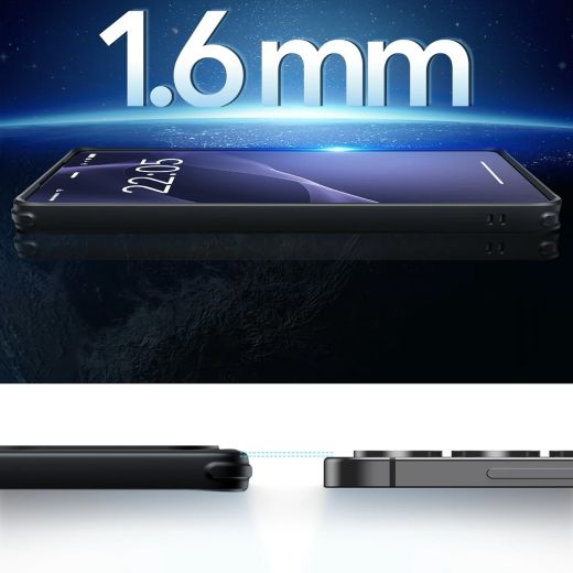 Противоударный чехол ESR Classic Hybrid Case (HaloLock) Clear Black для Samsung Galaxy S25 Ultra (1A81100202)