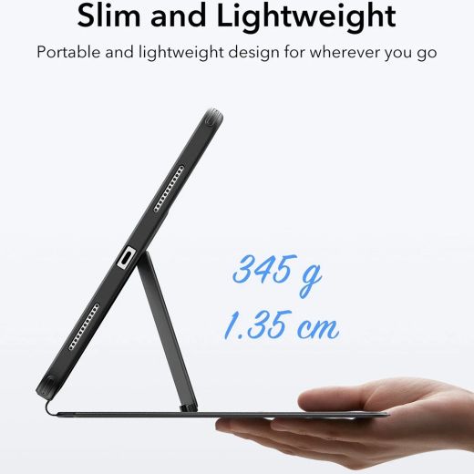 Чохол ESR Flip Magnetic Case with Pencil Holder Sky Blue для iPad Air 13” M2 | M3 (2024 | 2025) (1B21500203)