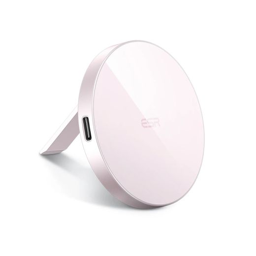 Бездротова зарядка з підставкою ESR HaloLock MagSafe Wireless Charger with Stand Pastel Pink