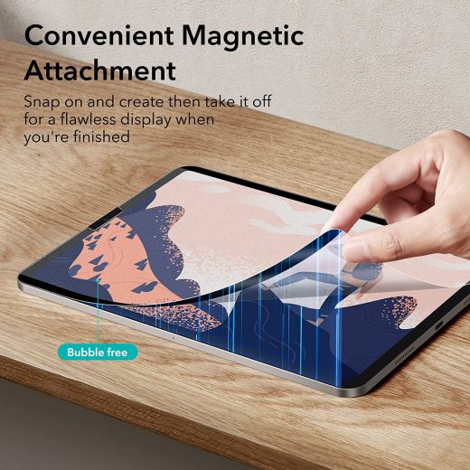 Магнитная матовая пленка для рисования ESR Magnetic Screen Protector Film для iPad Air 10.9" 4 | 5 (2020 | 2022) | iPad Pro 11" (2020 | 2021 | 2022)