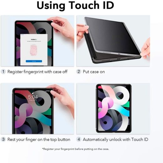 Чехол ESR Rebound Slim Smart Case Rose Gold для iPad Air 10.9" 4 | 5 M1 Chip (2022 | 2020)