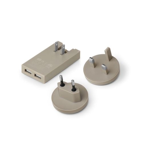 Зарядное устройство Native Union Smart Charger 2-Port USB Fabric Taupe (SMART-2-TAU-FB-INT)
