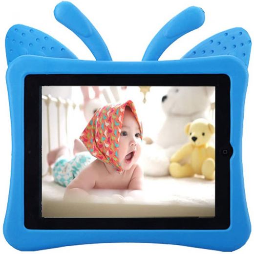 Детский чехол CasePro Cartoon Butterfly Blue для Apple iPad 10.2"(2019 | 2020 | 2021)