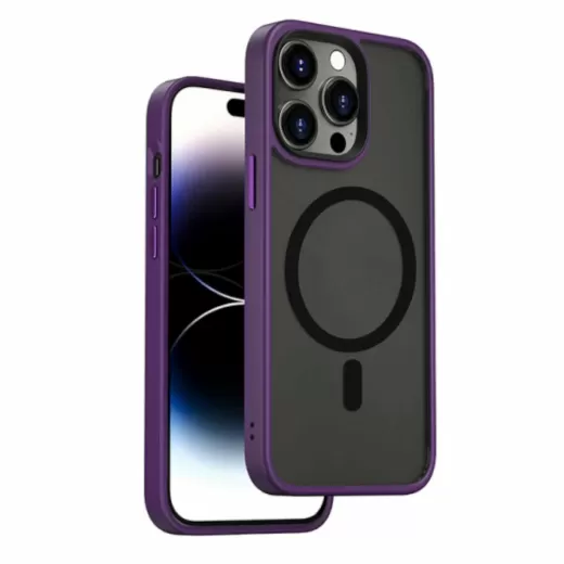 Чехол Wiwu Protective with Magsafe FGG-011 Purple для iPhone 15