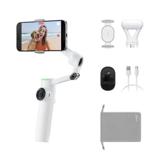 Монопод-стабілізатор Insta360 Flow 2 Pro Vlog Bundle Summit White