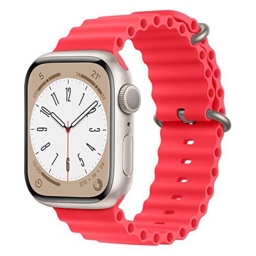 Ремешок CasePro Ocean Band Red для Apple Watch 49mm | 45mm | 44mm
