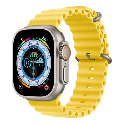 Ремешок CasePro Ocean Band Yellow для Apple Watch 49mm | 45mm | 44mm