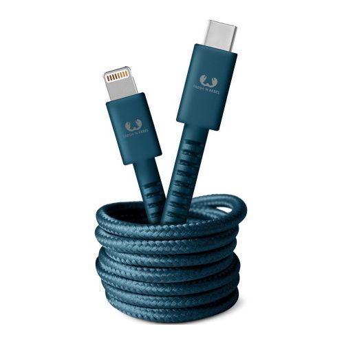 Кабель Fresh 'N Rebel Fabriq Cable USB-C to Lightning Petrol Blue  (1.5m) (2CLC150PB)