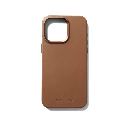 Шкіряний чохол Mujjo Full Leather Case Dark Tan для iPhone 15 Pro Max