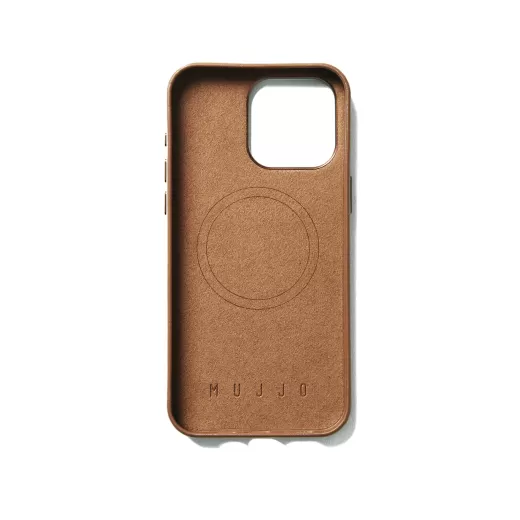 Кожаный чехол Mujjo Full Leather Case Dark Tan для iPhone 15 Pro