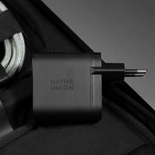 Мережевий зарядний пристрій Native Union Fast GaN Charger PD 65W Black
