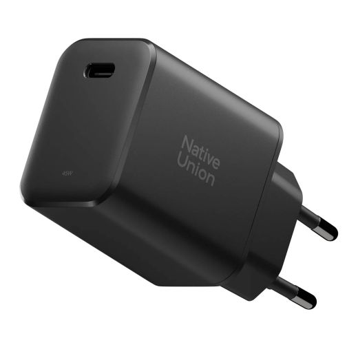 Быстрая зарядка Native Union Fast GaN Charger PD 45W Black (FAST-PD45-BLK-EU)