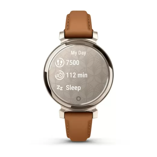 Смарт-годинник Garmin Lily 2 Classic Cream Gold with Tan Leather Band (010-02839-02)