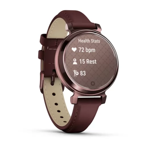 Смарт-годинник Garmin Lily 2 Classic Dark Bronze with Mulberry Leather Band (010-02839-03)