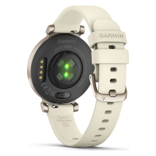 Смарт-годинник Garmin Lily 2 Cream Gold with Coconut Silicone Band (010-02839-00)