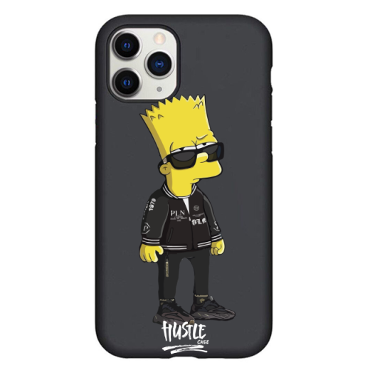 Чехол Hustle Case Simpsons Bart Hooligan Black для iPhone 13 Pro