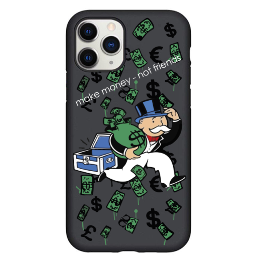 Чехол Hustle Case Monopoly Make Money Black для iPhone 13 Pro Max