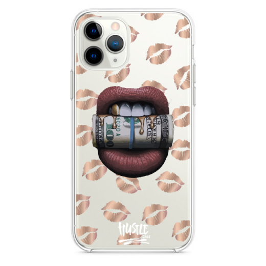 Прозрачный чехол Hustle Case Lips Clear для iPhone 13 Pro Max