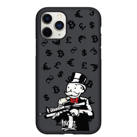 Чехол Hustle Case Monopoly AK Black для iPhone 13 Pro Max