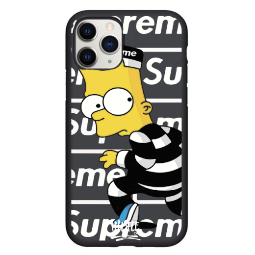 Чохол Hustle Case Simpsons Bart Prison Black для iPhone 13 Pro Max