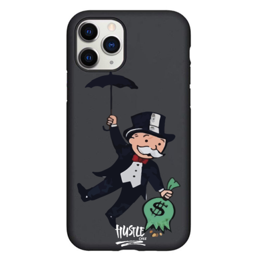 Чехол Hustle Case Monopoly Umbrella Black для iPhone 13 Pro
