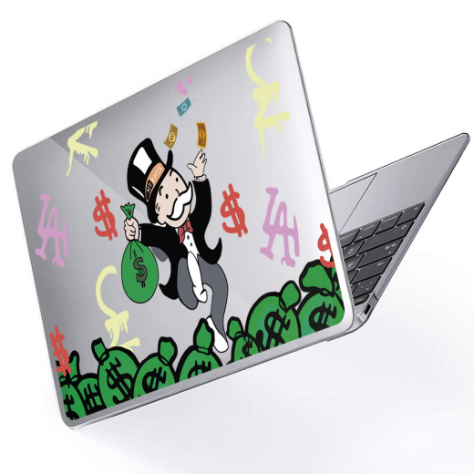 Чохол-накладка Hustle Case Mr Monopoly Clear для MacBook Pro 13" (M1| M2 | 2020 | 2022)