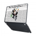 Чехол-накладка Hustle Case Mr Monopoly Wallpaper Black для MacBook Air 13" (M1 | 2020 | 2019 | 2018)