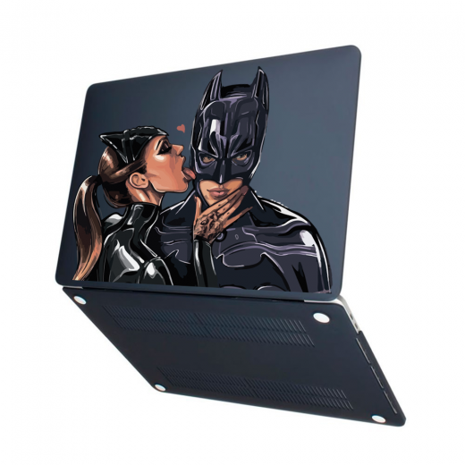 Чехол-накладка Hustle Case Batman Love Black для MacBook Pro 13" (M1| M2 | 2020 | 2022)