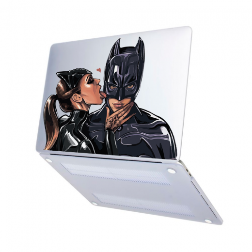 Чехол-накладка Hustle Case Batman Love Matte Clear для MacBook Pro 13" (M1| M2 | 2020 | 2022)