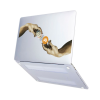 Чехол-накладка Hustle Case Hands BTC=Money Matte Clear для MacBook Pro 13" (M1| M2 | 2020 | 2022)