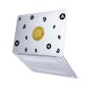 Чехол-накладка Hustle Case Bitcoin Matte Clear для MacBook Pro 13" (M1| M2 | 2020 | 2022)