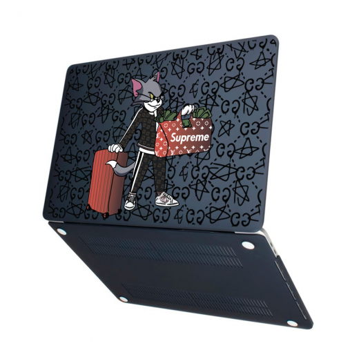 Чехол-накладка Hustle Case Tom Black для MacBook Air 13" (M1 | 2020 | 2019 | 2018)
