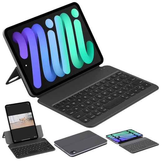 Чехол-клавиатура HOU Ultra Slim Keyboard Case Black для iPad mini 6 | iPad mini 7 (A17 Pro)