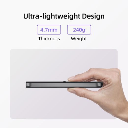 Чехол-клавиатура HOU Ultra Slim Keyboard Case Black для iPad mini 6 | iPad mini 7 (A17 Pro)