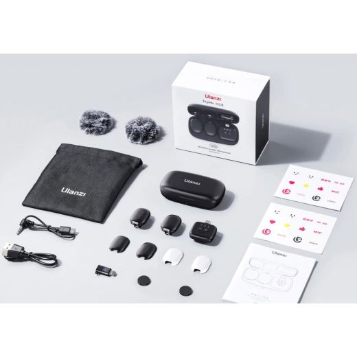 Бездротова мікрофонна система Ulanzi Vijim A30 Tiny Microphone White (A013GBW1 A30)