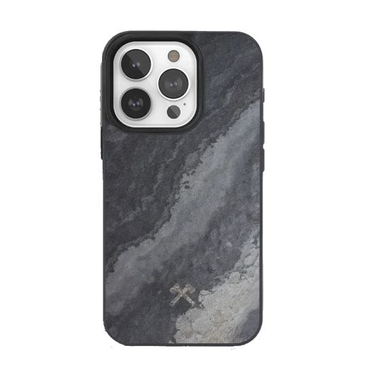 Чехол из натурального камня Woodcessories Bumper Case MagSafe Stone для iPhone 15 Pro Max