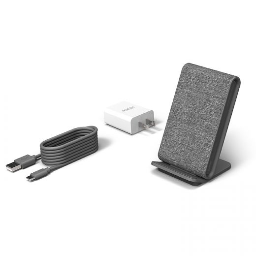Беспроводная зарядка iOttie iON Wireless Fast Charging Stand Grey (CHWRIO104GR)