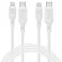 Кабель Spigen DuraSync™ USB-C to Lightning Cable 2 Pack 1 метр White (000CA26356)