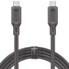 Кабель Spigen DuraSync™ USB-C to USB-C 2.0 Cable Gunmetal (000CA25704)