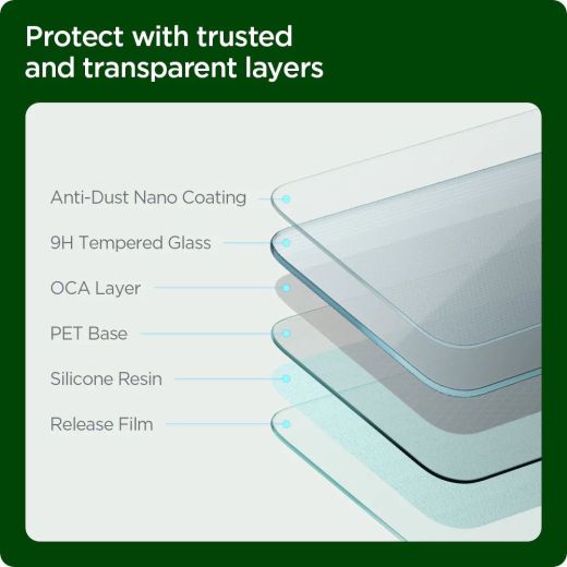Захисне скло Spigen Screen Protector EZ FIT GLAS.tR Refill для iPad Air 10.9" 4 | 5 (2020 | 2022) | iPad Pro 11" (2020 | 2021 | 2022) (AGL04515)