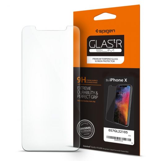 Защитное стекло Spigen Screen Protector GLAS.tR SLIM HD для iPhone 11 Pro/X/XS